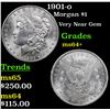 Image 1 : 1901-o Morgan Dollar $1 Grades Choice+ Unc