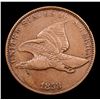 Image 2 : 1858 LL Flying Eagle Cent 1c Grades xf+