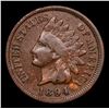 Image 2 : 1894/94 FS-301 Indian Cent 1c Grades f+