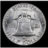 Image 3 : 1949-p Franklin Half Dollar 50c Grades Select Unc FBL