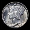 Image 2 : 1929-p Mercury Dime 10c Grades GEM+ FSB