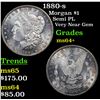 Image 1 : 1880-s Morgan Dollar $1 Grades Choice+ Unc