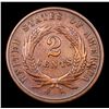 Image 3 : 1865/1865 FS-1301 Two Cent Piece 2c Grades xf+