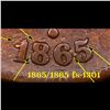 Image 4 : 1865/1865 FS-1301 Two Cent Piece 2c Grades xf+
