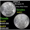 Image 1 : 1898-p Morgan Dollar $1 Grades Choice+ Unc