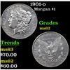 Image 1 : 1901-o Morgan Dollar $1 Grades Select Unc