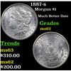 Image 1 : 1887-s Morgan Dollar $1 Grades Select Unc