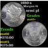Image 1 : 1880-s Morgan Dollar $1 Grades GEM+ Unc