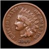 Image 2 : 1869 Indian Cent 1c Grades vf++