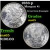 Image 1 : 1886-p Morgan Dollar $1 Grades GEM Unc