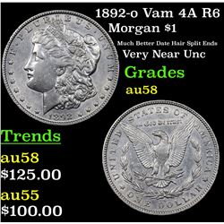 1892-o Vam 4A R6 Morgan Dollar $1 Grades Choice AU/BU Slider