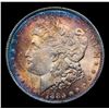 Image 2 : 1885-p Rainbow Toned Vam 5A Morgan Dollar $1 Grades Choice+ Unc