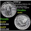 Image 1 : 1920-p Standing Liberty Quarter 25c Grades Select Unc