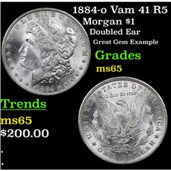 1884-o Vam 41 R5 Morgan Dollar $1 Grades GEM Unc