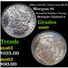 Image 1 : 1886-p Colorfly Toned Vam 6B R5 Morgan Dollar $1 Grades Select Unc