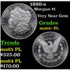 Image 1 : 1880-s Morgan Dollar $1 Grades Choice Unc+ PL