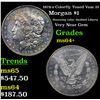 Image 1 : 1878-s Colorfly Toned Vam 21 Morgan Dollar $1 Grades Choice+ Unc