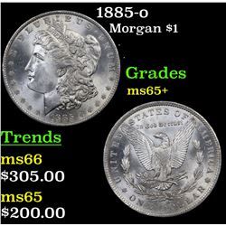 1885-o Morgan Dollar $1 Grades GEM+ Unc