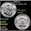 Image 1 : 1953-s Franklin Half Dollar 50c Grades Select+ Unc