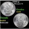 Image 1 : 1890-p Morgan Dollar $1 Grades Choice Unc