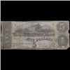 Image 2 : 1864 $5 Confederate Note, T69 Grades vg, very good