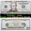 Image 1 : ***Star Note 2013 $20 Green Seal Federal Reserve Note Grades Choice AU/BU Slider