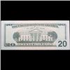 Image 3 : ***Star Note 2013 $20 Green Seal Federal Reserve Note Grades Choice AU/BU Slider
