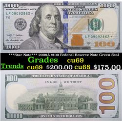 ***Star Note*** 2009A $100 Federal Reserve Note Green Seal Grades Gem++ CU