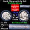 Image 1 : Buffalo Nickel Shotgun Roll in Old Bank Style 'Bell Telephone'  Wrapper 1919 & d Mint Ends Grades
