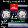 Image 1 : Buffalo Nickel Shotgun Roll in Old Bank Style 'Bell Telephone'  Wrapper 1919 & s Mint Ends Grades