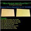 Image 1 : 1963 Proof Set in Original mint packaging including the Mint Letter     Grades