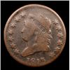 Image 2 : ***Auction Highlight*** 1813 s-292 Classic Head Large Cent 1c Graded vg+ By USCG (fc)