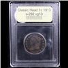 Image 4 : ***Auction Highlight*** 1813 s-292 Classic Head Large Cent 1c Graded vg+ By USCG (fc)