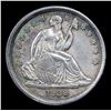 Image 2 : ***Auction Highlight*** 1838 Large Stars Rainbow Toned Seated Liberty Dime 10c Graded Select Unc BY 