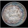 Image 3 : ***Auction Highlight*** 1838 Large Stars Rainbow Toned Seated Liberty Dime 10c Graded Select Unc BY 