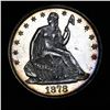 Image 10 : ***Auction Highlight*** 1878-p Seated Half Dollar 50c Graded Choice Unc+ PL By USCG (fc)