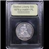 Image 4 : ***Auction Highlight*** 1878-p Seated Half Dollar 50c Graded Choice Unc+ PL By USCG (fc)