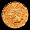 Image 2 : ***Auction Highlight*** 1876 Indian Cent 1c Graded Choice Unc RB BY USCG (fc)