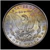 Image 3 : ***Auction Highlight*** 1886-p Rainbow Toned Top 100 Vam 1A Morgan Dollar $1 Graded GEM+ Unc BY USCG