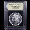 Image 4 : ***Auction Highlight*** 1881-s Morgan Dollar $1 Graded Choice Unc+ DMPL By USCG (fc)