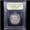 Image 4 : ***Auction Highlight*** 1893 Columbian Rainbow Toned Old Commem Half Dollar 50c Graded GEM Unc By US