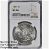 Image 7 : ***Auction Highlight*** 1889-p Morgan Dollar $1 Graded GEM++ Unc By USCG (fc)