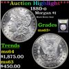 Image 1 : ***Auction Highlight*** 1880-o Morgan Dollar $1 Graded Select+ Unc BY USCG (fc)