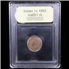 Image 4 : ***Auction Highlight*** 1893 Indian Cent 1c Graded Gem+ Unc RB BY USCG (fc)
