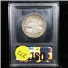 Image 5 : ***Auction Highlight*** 1921 Alabama Rainbow Toned Old Commem Half Dollar 50c Graded Select+ Unc BY 
