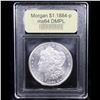 Image 4 : ***Auction Highlight*** 1884-p Morgan Dollar $1 Graded Choice Unc DMPL By USCG (fc)