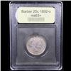Image 4 : ***Auction Highlight*** 1892-o Barber Quarter 25c Graded Select+ Unc BY USCG (fc)