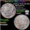 Image 1 : ***Auction Highlight*** 1904-p Vam 5A R5 Morgan Dollar $1 Graded GEM Unc By USCG (fc)