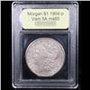 Image 4 : ***Auction Highlight*** 1904-p Vam 5A R5 Morgan Dollar $1 Graded GEM Unc By USCG (fc)