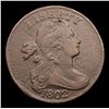 Image 2 : ***Auction Highlight*** 1802 S-236 R1 Draped Bust Large Cent 1c Graded vf++ BY USCG (fc)